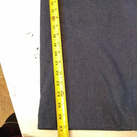 DUKE Haband Classic Men's Pants Blue Denim Relax Fit  44/M inseam 27" - Picture 8 of 8